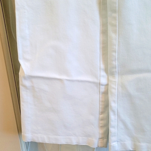 Vintage Escada White Denim Flare Jean - Picture 2 of 9